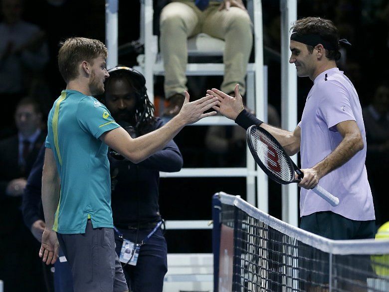 Goffin beats Federer in the semi-finals of the 2017 ATP Finals